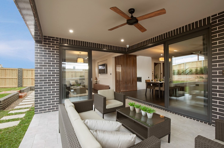 Oran Park Display Home Outdoor Lounge Design