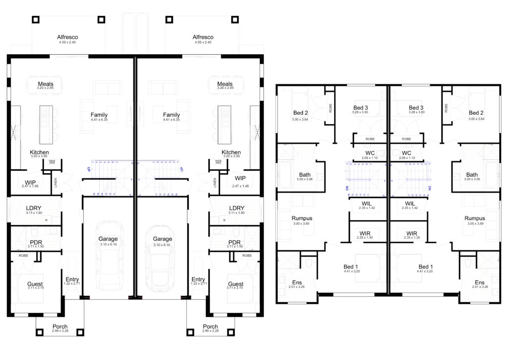 Indie Duplex Floorplan