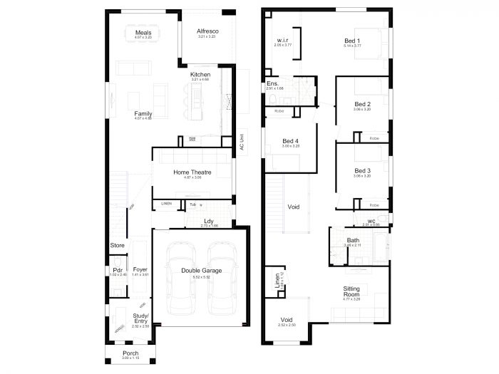 Floor plan for Ivy 32