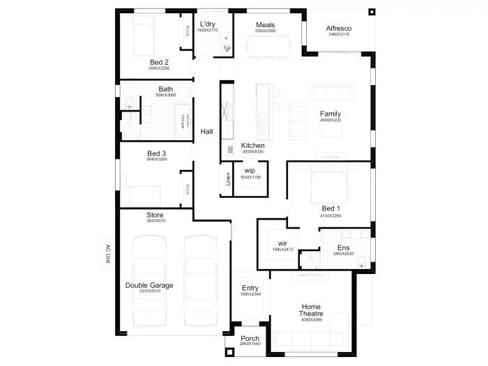 Floor plan for Belrose 24