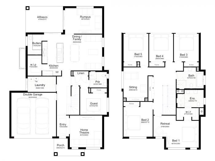 Floor plan for Lexington 36