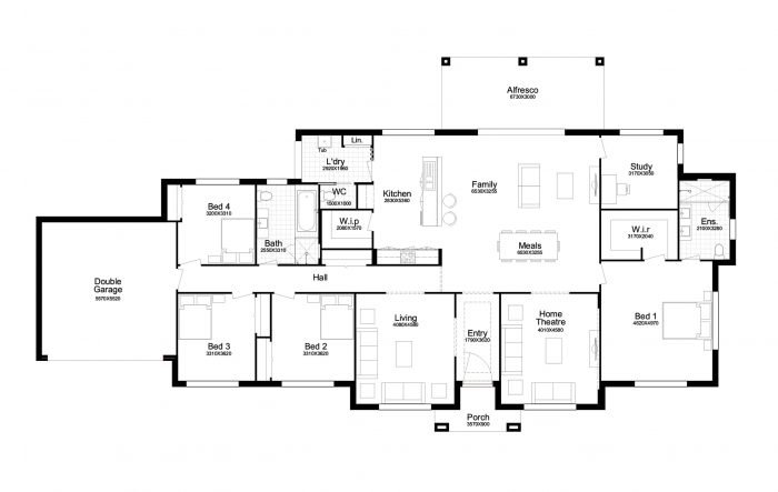 Floor plan for Regent 32