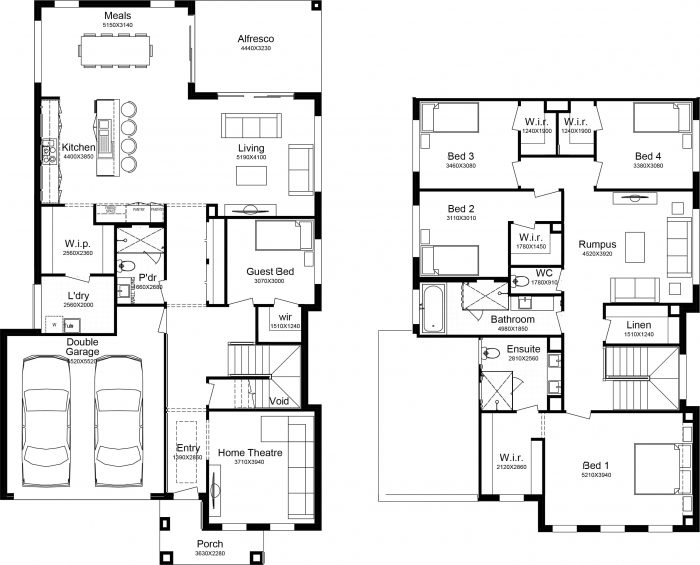 Floor plan for Astoria 35