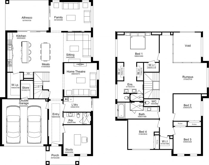 Floor plan for Astoria 39R