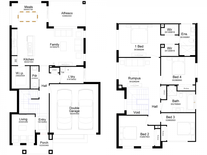 Floor plan for Jamieson 27