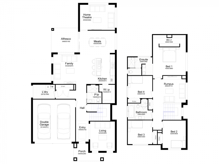 Floor plan for Jamieson 32