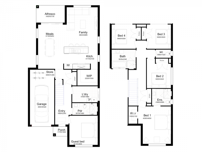 Floor plan for Gladstone 24