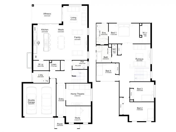 Floor plan for Bailey 37