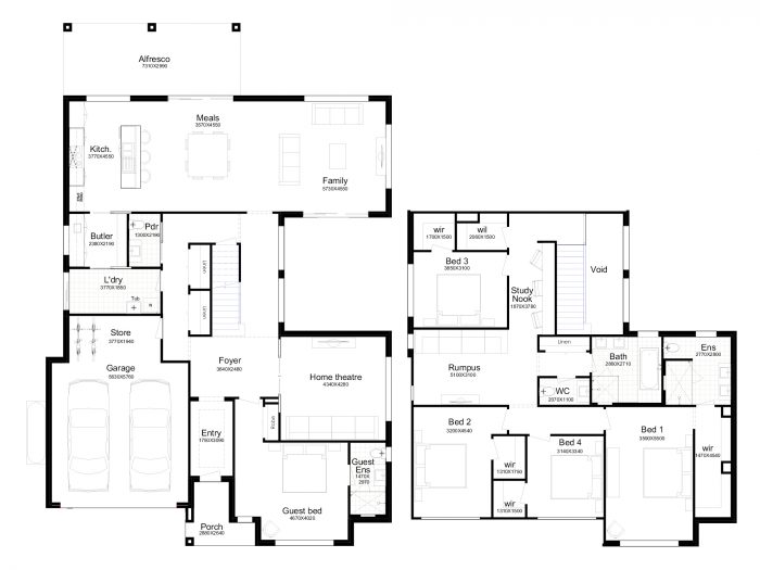 Floor plan for Broughton 43