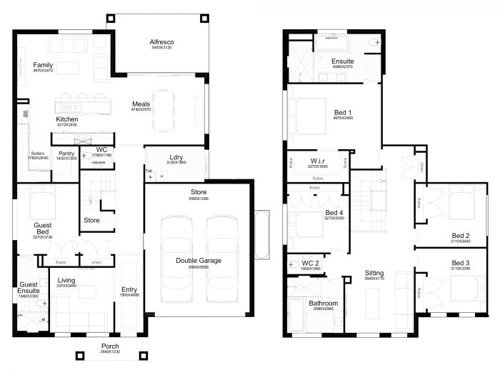 Floor plan for Hawkesbury 35