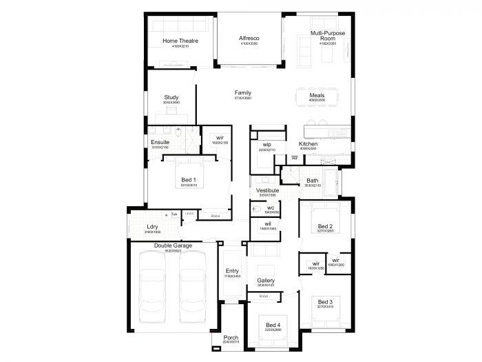 Floor plan for Bethany 31