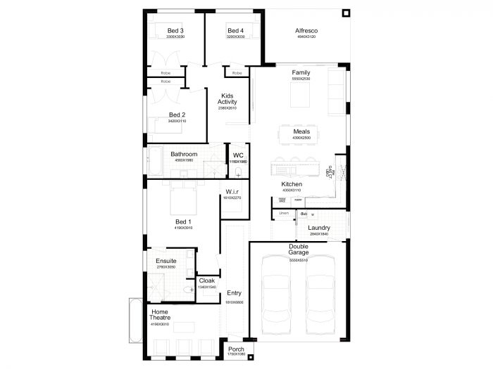 Floor plan for Macquarie 26
