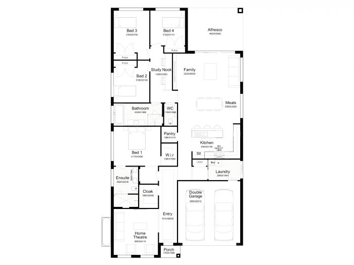 Floor plan for Macquarie 28