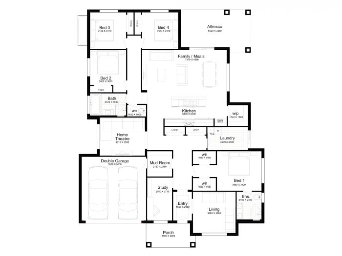 Floor plan for Sierra 30