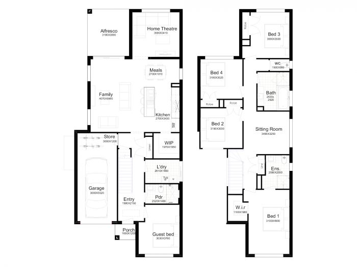Floor plan for Gladstone 26