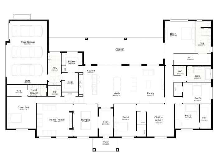 Floor plan for Eliana 54